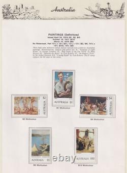 COLLECTION DÉCIMALE 1966-92 DANS ALBUM COMPLET SUR PAGES SEVEN SEAS MUH + EXTRAS