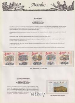COLLECTION DÉCIMALE 1966-92 DANS ALBUM COMPLET SUR PAGES SEVEN SEAS MUH + EXTRAS