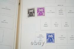 COLLECTION DES ÉTATS-UNIS ET DU MONDE DES ANNÉES 1940 DE PLUS DE 1 200 TIMBRES NEUFS ET USAGÉS DANS UN ALBUM SCOTT