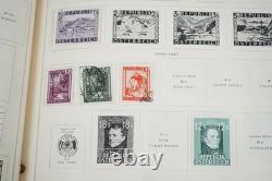 COLLECTION DES ÉTATS-UNIS ET DU MONDE DES ANNÉES 1940 DE PLUS DE 1 200 TIMBRES NEUFS ET USAGÉS DANS UN ALBUM SCOTT