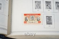 COLLECTION MONDIALE A-G DES ANNÉES 1910-1960 DE PLUS DE 4700 TIMBRES NEUFS ET OBLITÉRÉS DANS UN ALBUM MINKUS