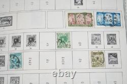 COLLECTION MONDIALE A-G DES ANNÉES 1910-1960 DE PLUS DE 4700 TIMBRES NEUFS ET OBLITÉRÉS DANS UN ALBUM MINKUS