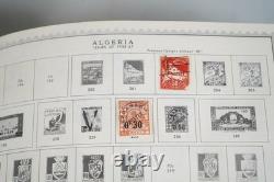 COLLECTION MONDIALE A-G DES ANNÉES 1910-1960 DE PLUS DE 4700 TIMBRES NEUFS ET OBLITÉRÉS DANS UN ALBUM MINKUS