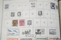 COLLECTION MONDIALE A-G DES ANNÉES 1910-1960 DE PLUS DE 4700 TIMBRES NEUFS ET OBLITÉRÉS DANS UN ALBUM MINKUS