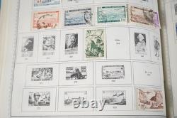 COLLECTION MONDIALE A-G DES ANNÉES 1910-1960 DE PLUS DE 4700 TIMBRES NEUFS ET OBLITÉRÉS DANS UN ALBUM MINKUS