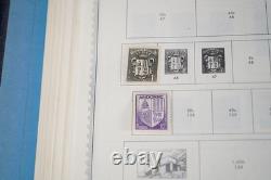 COLLECTION MONDIALE A-G DES ANNÉES 1910-1960 DE PLUS DE 4700 TIMBRES NEUFS ET OBLITÉRÉS DANS UN ALBUM MINKUS