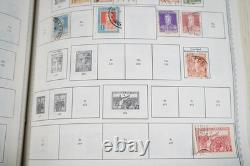 COLLECTION MONDIALE A-G DES ANNÉES 1910-1960 DE PLUS DE 4700 TIMBRES NEUFS ET OBLITÉRÉS DANS UN ALBUM MINKUS