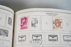 COLLECTION MONDIALE A-G DES ANNÉES 1910-1960 DE PLUS DE 4700 TIMBRES NEUFS ET OBLITÉRÉS DANS UN ALBUM MINKUS