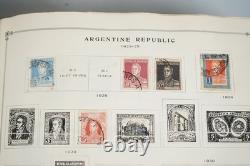 COLLECTION MONDIALE A/H 1860-1940 DE 3 650+ TIMBRES NEUFS ET ANCIENS DANS UN ALBUM SCOTT
