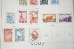 COLLECTION MONDIALE A/H 1860-1940 DE 3 650+ TIMBRES NEUFS ET ANCIENS DANS UN ALBUM SCOTT