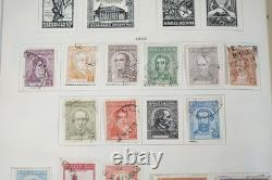 COLLECTION MONDIALE A/H 1860-1940 DE 3 650+ TIMBRES NEUFS ET ANCIENS DANS UN ALBUM SCOTT