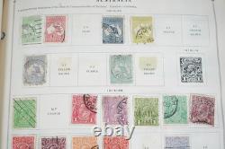 COLLECTION MONDIALE A/H 1860-1940 DE 3 650+ TIMBRES NEUFS ET ANCIENS DANS UN ALBUM SCOTT