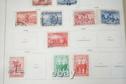 COLLECTION MONDIALE A/H 1860-1940 DE 3 650+ TIMBRES NEUFS ET ANCIENS DANS UN ALBUM SCOTT