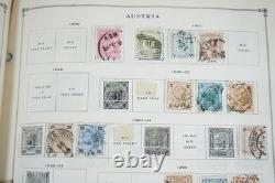 COLLECTION MONDIALE A/H 1860-1940 DE 3 650+ TIMBRES NEUFS ET ANCIENS DANS UN ALBUM SCOTT
