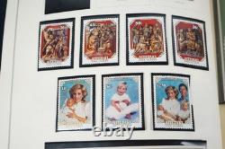 COLLECTION MONDIALE A/Z DES ANNÉES 1980 DE PLUS DE 625 TIMBRES D'IMPORTANCE MAJORITAIREMENT NEUFS CONSERVÉS DANS UN ALBUM SCOTT