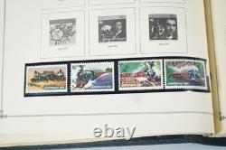 COLLECTION MONDIALE A/Z DES ANNÉES 1980 DE PLUS DE 625 TIMBRES D'IMPORTANCE MAJORITAIREMENT NEUFS CONSERVÉS DANS UN ALBUM SCOTT