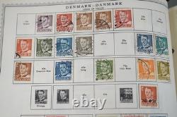 COLLECTION MONDIALE D-G 1870-1970 DE PLUS DE 5000 TIMBRES NEUFS ET USAGÉS DANS UN ALBUM MINKUS