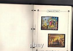 COLLECTION MONDIALE DE LA BICENTENAIRE AMÉRICAINE DANS L'ALBUM Show Guards 92 timbres bb2