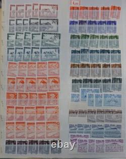 COLLECTION MONDIALE DE MNH / MH 5100+ Timbres Album 52 Pages