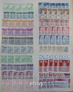 COLLECTION MONDIALE DE MNH / MH 5100+ Timbres Album 52 Pages