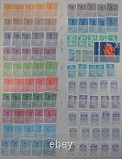 COLLECTION MONDIALE DE MNH / MH 5100+ Timbres Album 52 Pages