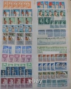 COLLECTION MONDIALE DE MNH / MH 5100+ Timbres Album 52 Pages
