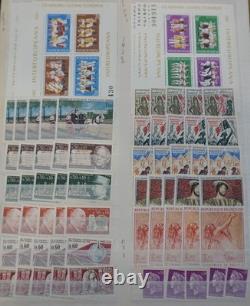 COLLECTION MONDIALE DE MNH / MH 5100+ Timbres Album 52 Pages