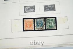 COLLECTION MONDIALE DE PLUS DE 7 000 TIMBRES DES ANNÉES 1860 AUX ANNÉES 1980, NEUFS ET OBLITÉRÉS, DANS UN ALBUM HARRIS