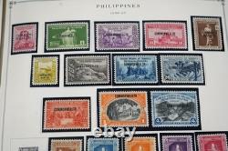 COLLECTION MONDIALE DE PLUS DE 7 000 TIMBRES DES ANNÉES 1860 AUX ANNÉES 1980, NEUFS ET OBLITÉRÉS, DANS UN ALBUM HARRIS