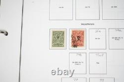 COLLECTION MONDIALE DE TIMBRES 1919-1930s DE 250 TIMBRES PRINCIPALEMENT NEUFS STOCKÉE DANS UN ALBUM