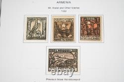 COLLECTION MONDIALE DE TIMBRES 1919-1930s DE 250 TIMBRES PRINCIPALEMENT NEUFS STOCKÉE DANS UN ALBUM