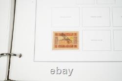 COLLECTION MONDIALE DE TIMBRES 1919-1930s DE 250 TIMBRES PRINCIPALEMENT NEUFS STOCKÉE DANS UN ALBUM