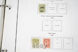 COLLECTION MONDIALE DE TIMBRES 1919-1930s DE 250 TIMBRES PRINCIPALEMENT NEUFS STOCKÉE DANS UN ALBUM