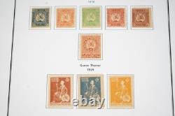 COLLECTION MONDIALE DE TIMBRES 1919-1930s DE 250 TIMBRES PRINCIPALEMENT NEUFS STOCKÉE DANS UN ALBUM