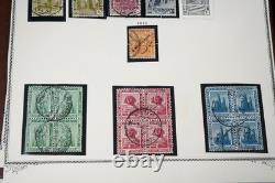 COLLECTION MONDIALE DE TIMBRES DES ANNÉES 1860 AUX ANNÉES 1980 DE PLUS DE 7500 TIMBRES NEUFS ET OBLITÉRÉS DANS UN ALBUM HARRIS