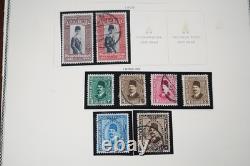 COLLECTION MONDIALE DE TIMBRES DES ANNÉES 1860 AUX ANNÉES 1980 DE PLUS DE 7500 TIMBRES NEUFS ET OBLITÉRÉS DANS UN ALBUM HARRIS