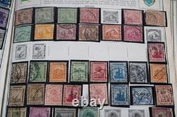 COLLECTION MONDIALE DE TIMBRES DES ANNÉES 1860 AUX ANNÉES 1980 DE PLUS DE 7500 TIMBRES NEUFS ET OBLITÉRÉS DANS UN ALBUM HARRIS