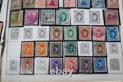 COLLECTION MONDIALE DE TIMBRES DES ANNÉES 1860 AUX ANNÉES 1980 DE PLUS DE 7500 TIMBRES NEUFS ET OBLITÉRÉS DANS UN ALBUM HARRIS
