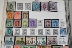 COLLECTION MONDIALE DE TIMBRES DES ANNÉES 1860 AUX ANNÉES 1980 DE PLUS DE 7500 TIMBRES NEUFS ET OBLITÉRÉS DANS UN ALBUM HARRIS