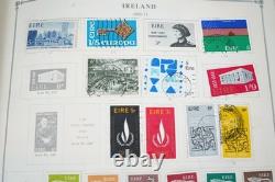 COLLECTION MONDIALE DE TIMBRES DES ANNÉES 1890 AUX ANNÉES 1970, PLUS DE 7 050 TIMBRES NEUFS ET OBLITÉRÉS DANS UN ALBUM SCOTT