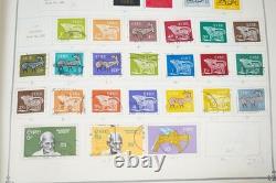 COLLECTION MONDIALE DE TIMBRES DES ANNÉES 1890 AUX ANNÉES 1970, PLUS DE 7 050 TIMBRES NEUFS ET OBLITÉRÉS DANS UN ALBUM SCOTT