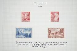 COLLECTION MONDIALE DE TIMBRES DES ANNÉES 1920 À 1970, PLUS DE 850 TIMBRES NEUFS ET USAGÉS STOCKÉS DANS UN ALBUM A-K