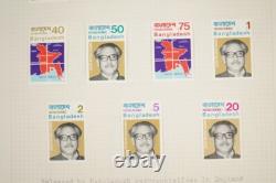COLLECTION MONDIALE DE TIMBRES DES ANNÉES 1920 À 1970, PLUS DE 850 TIMBRES NEUFS ET USAGÉS STOCKÉS DANS UN ALBUM A-K