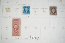 COLLECTION MONDIALE DES ANNÉES 1860 AUX ANNÉES 1930 DE PRÈS DE 2 000 TIMBRES NEUFS ET OBLITÉRÉS DANS UN ALBUM