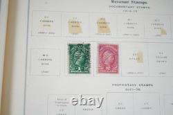 COLLECTION MONDIALE DES ANNÉES 1860 AUX ANNÉES 1930 DE PRÈS DE 2 000 TIMBRES NEUFS ET OBLITÉRÉS DANS UN ALBUM