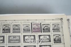 COLLECTION MONDIALE DES ANNÉES 1920 AUX ANNÉES 1980 DE PLUS DE 3 500 TIMBRES NEUFS ET OBLITÉRÉS DANS UN ALBUM HARRIS