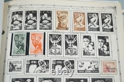 COLLECTION MONDIALE DES ANNÉES 1920 AUX ANNÉES 1980 DE PLUS DE 3 500 TIMBRES NEUFS ET OBLITÉRÉS DANS UN ALBUM HARRIS