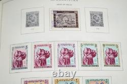 COLLECTION MONDIALE DES ANNÉES 1930-1960 DE PLUS DE 4 500 TIMBRES NEUFS ET OBLITÉRÉS DANS UN ALBUM MINKUS