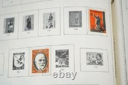 COLLECTION MONDIALE DES ANNÉES 1930-1960 DE PLUS DE 4 500 TIMBRES NEUFS ET OBLITÉRÉS DANS UN ALBUM MINKUS