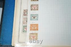 COLLECTION MONDIALE H-Y DES ANNÉES 1880 AUX ANNÉES 1970 DE PLUS DE 3000 TIMBRES NEUFS ET OBLITÉRÉS DANS UN ALBUM MINKUS